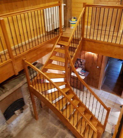 escaliers en bois
