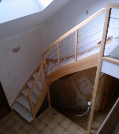 escaliers en bois